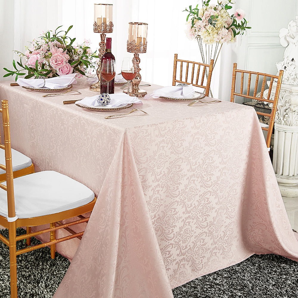 Wedgewood England Pink Jacquard 2024 Tablecloth