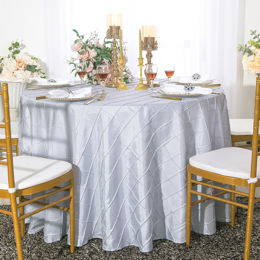 Wedding Linens Inc. 90"x132" Rectangular Pintuck Taffeta Linen Tableccloth Party Wedding Reception Catering Dining Home Table Cover Linens Regency Purp Wedding Linens Inc. 90"x132" Rectangular Pintuck Taffeta Linen Tableccloth Party Wedding Reception Catering Dining Home Table Cover Linens Regency Purp