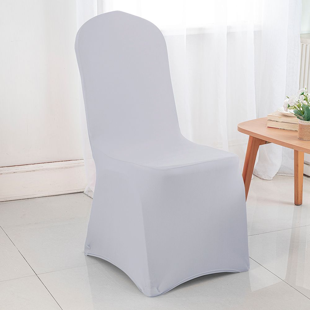 Premium Spandex (220 GSM) Banquet Chair Cover Platinum/Light Silver (1pc)