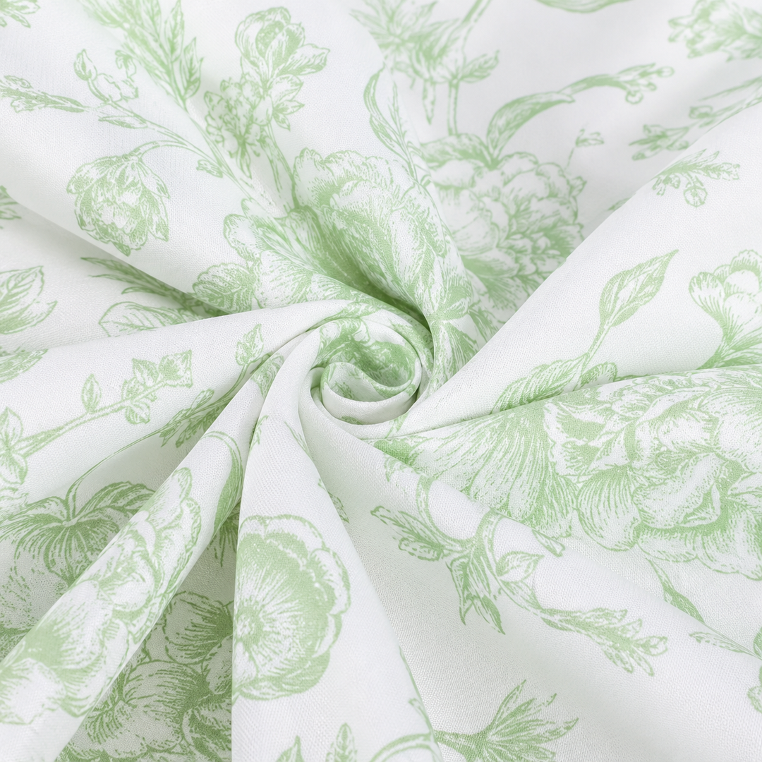 French Toile Polyester Print