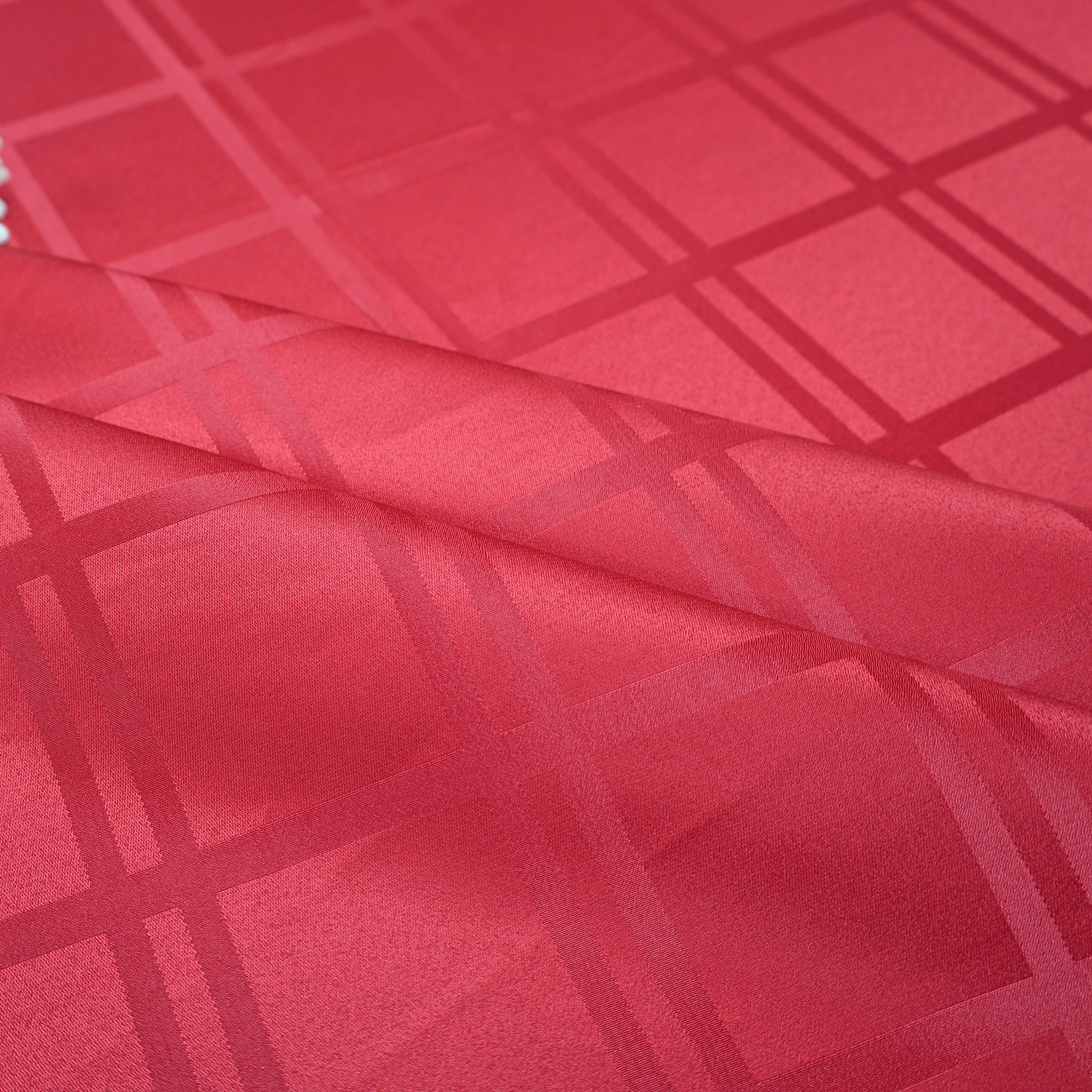 Plaid Jacquard Polyester – Wedding Linens Inc.