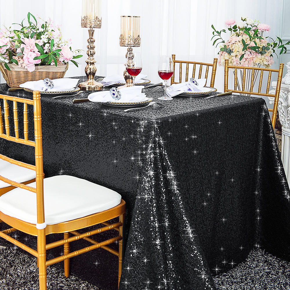 ダーク・アンド・ウィケッド('20米)〈2枚組〉 Black Sequin Tablecloths 90