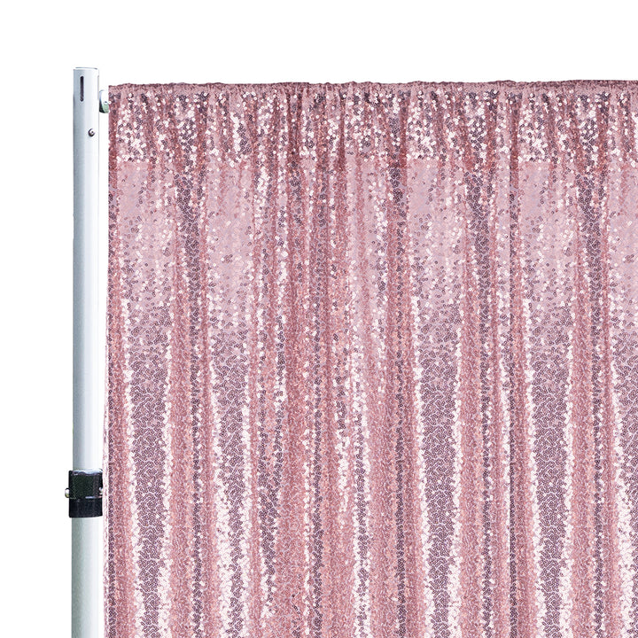 Cortina de fondo para eventos con red brillante de lentejuelas de 12 pies x 52 pulgadas (alto x ancho), panel de cortina de fondo - azul bebé (1 unidad)