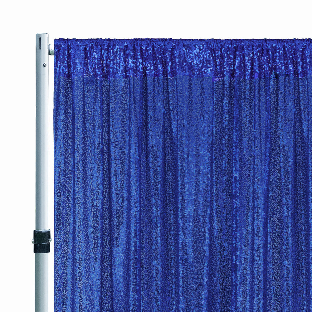 Cortina de fondo para eventos con red brillante de lentejuelas de 12 pies x 52 pulgadas (alto x ancho), panel de cortina de fondo - azul bebé (1 unidad)