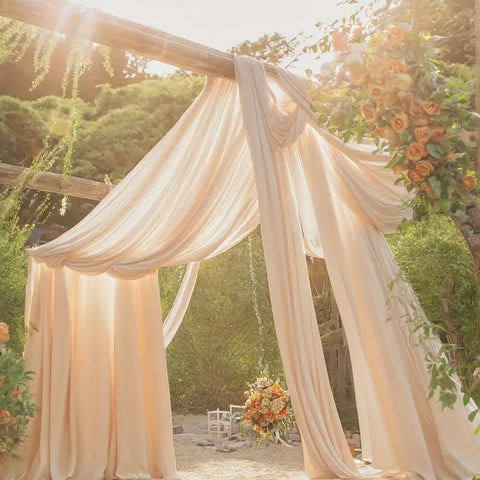 Gasa Transparente Decoración Tela De Gasa Organza Transparente Para Cortinas De Boda – 150 Cm De Ancho, Con Brillitos, Ideal Para Decoración Y Proyectos De Costura Madonna Vinilo