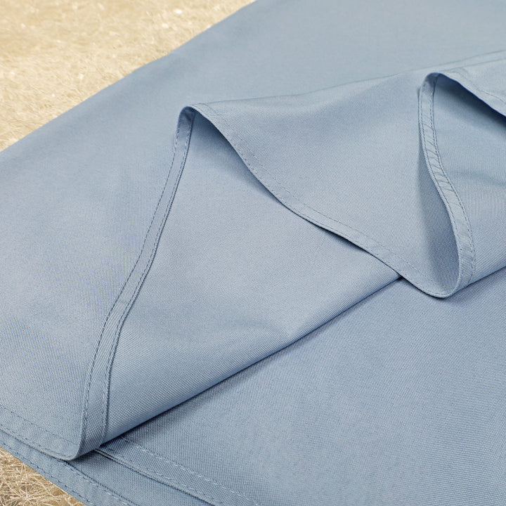 Mantel redondo de poliéster de 120" - Blanco (1 pieza)