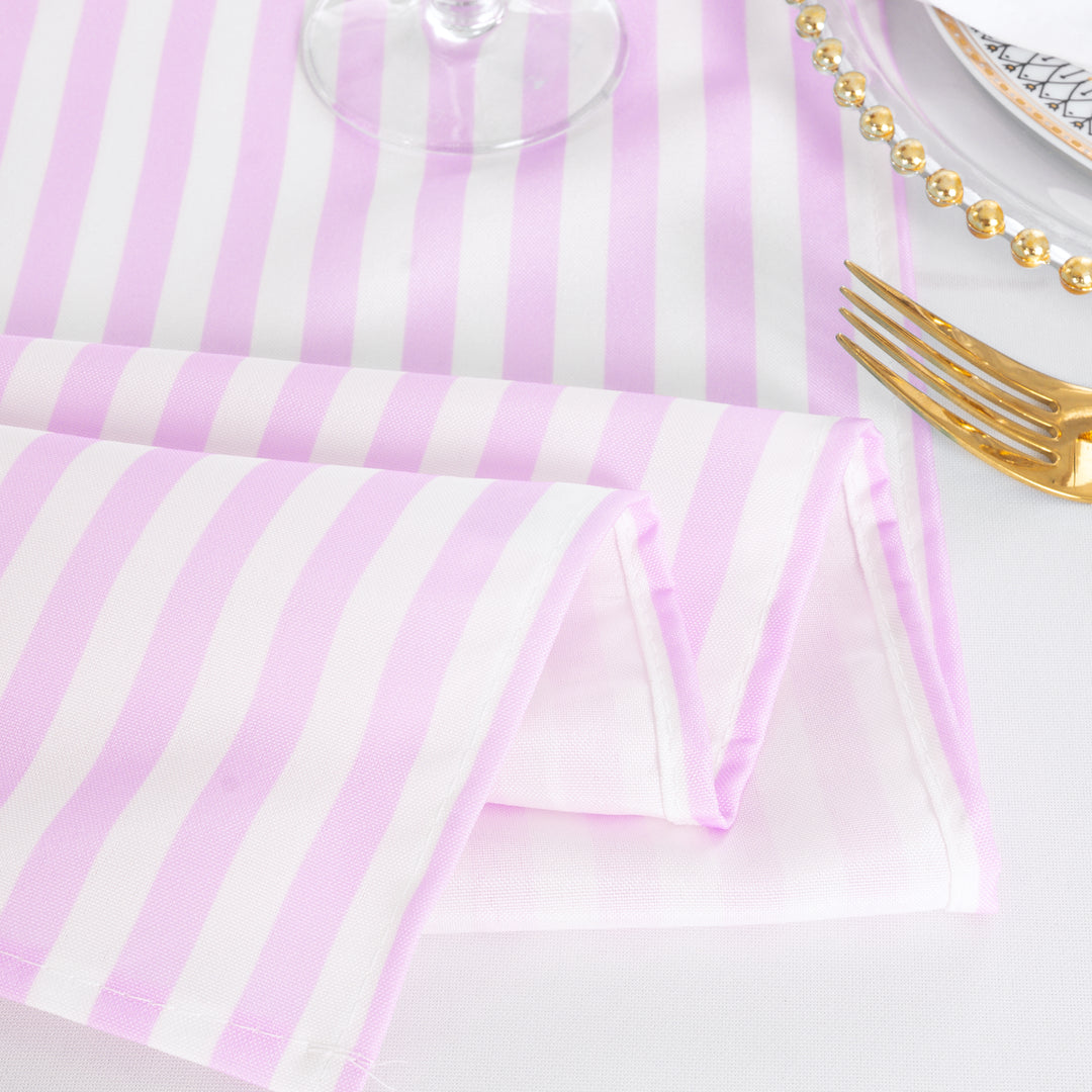 90"x132" Seamless Rectangular Seersucker Polyester Tablecloth - Pink (1pc)