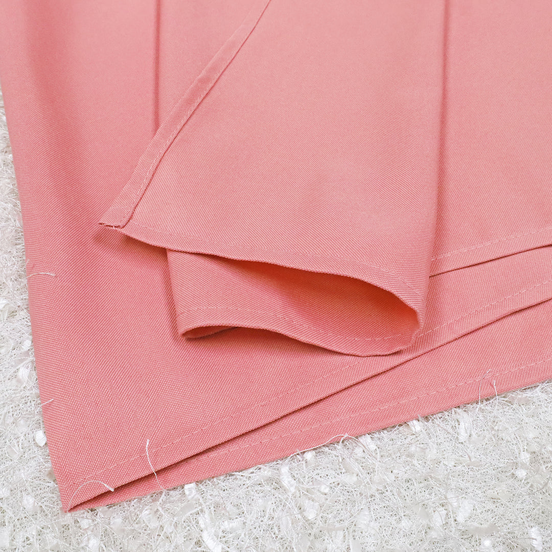 60"x120" Seamless Rectangular Premium Polyester (240 GSM) Tablecloth - Rose Pink (1pc)