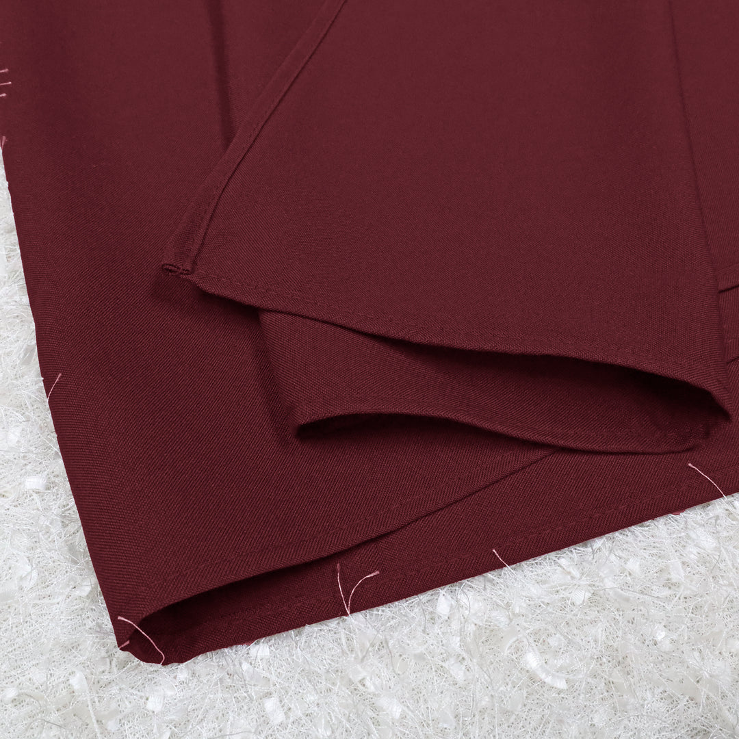 20"x20" Premium Polyester (240 GSM) Napkins - Burgundy  (10pcs/pk)