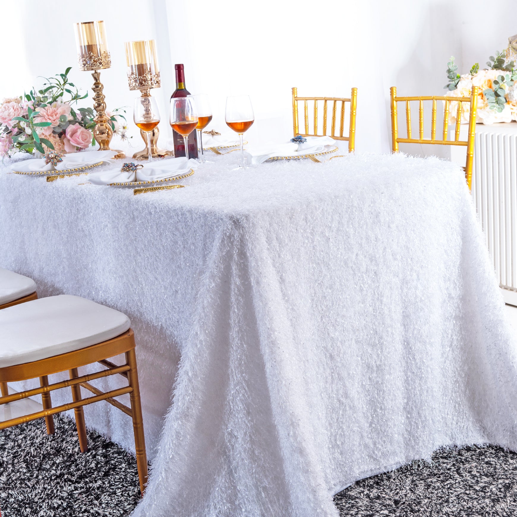 White rectangle tablecloth online