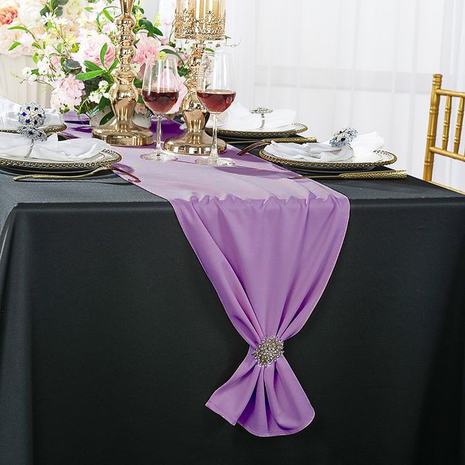 13"x108" Scuba (Wrinkle-Free) (240 GSM) Table Runner - Lilac (1pc)