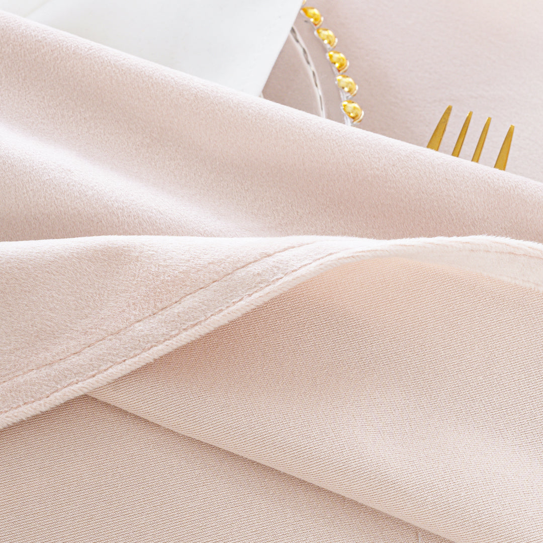 20"x20" Holland Velvet Napkins - Blush Pink/Rose Gold (10pcs/pk)