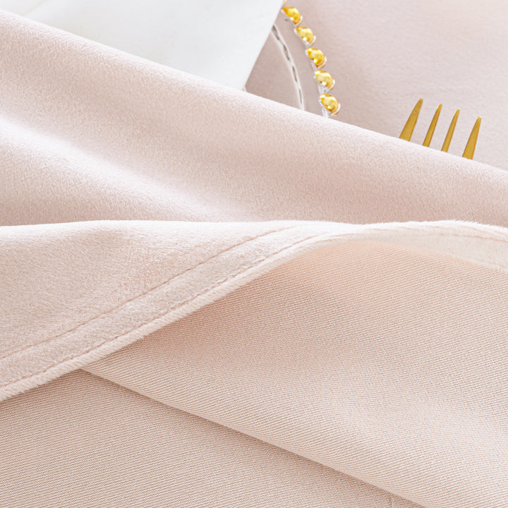 20"x20" Holland Velvet Napkins - Blush Pink/Rose Gold (10pcs/pk)