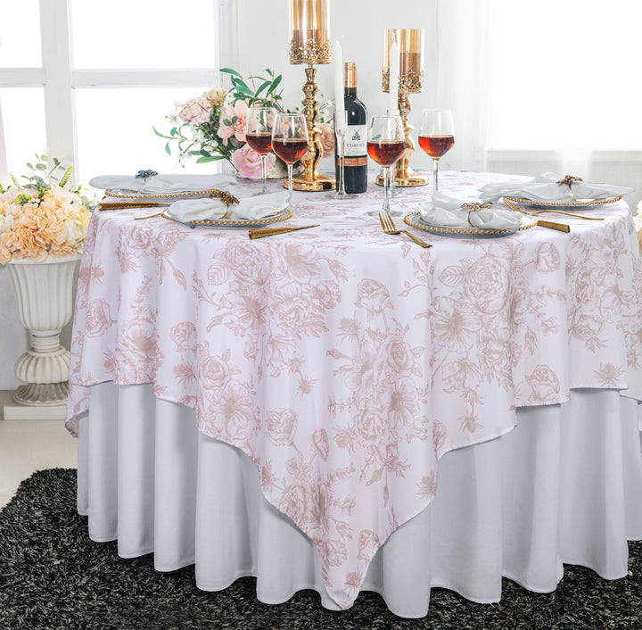 Caminos de mesa de poliéster de 13 "x 108" - Rojo (1 pieza)