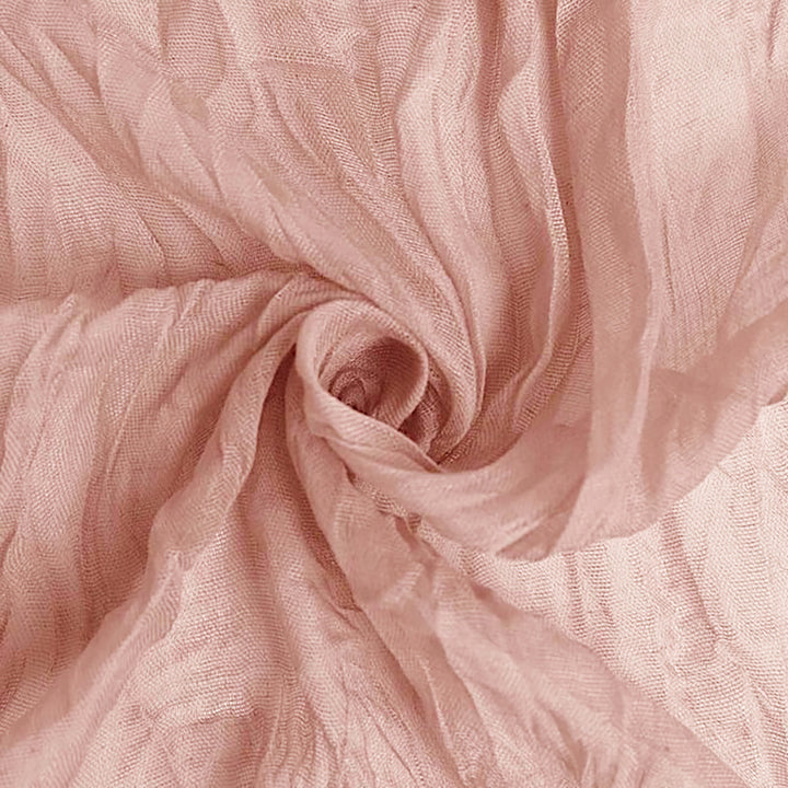 10 ft x 38" Premium Gauze Cheesecloth Table Runner - Rose Pink (1pc)