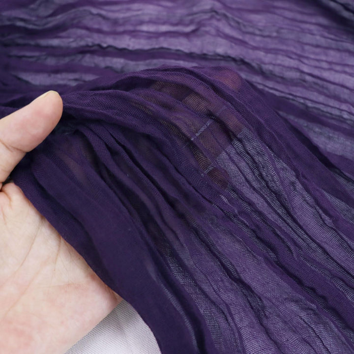 10 ft x 38" Premium Gauze Cheesecloth Table Runner - Regency Purple (1pc)