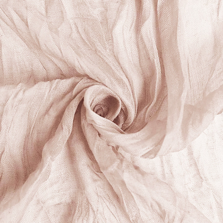Sample 20"x20" Premium Gauze Cheesecloth Napkins - Blush Pink/Rose Gold (1pc)