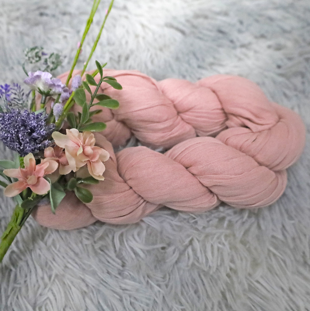 20 ft x 38" Premium Gauze Cheesecloth Wedding Arch Ceiling Drapery - Rose Pink (1pc)