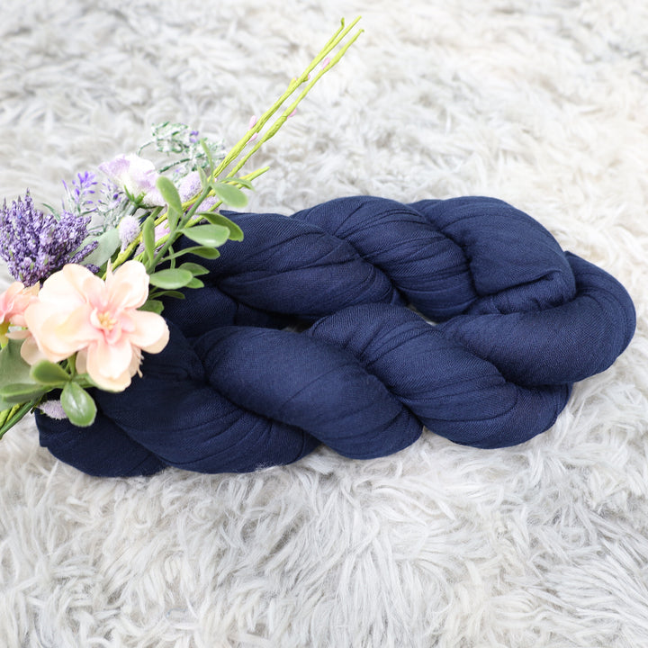 20 ft x 38" Premium Gauze Cheesecloth Wedding Arch Ceiling Drapery - Navy Blue (1pc)