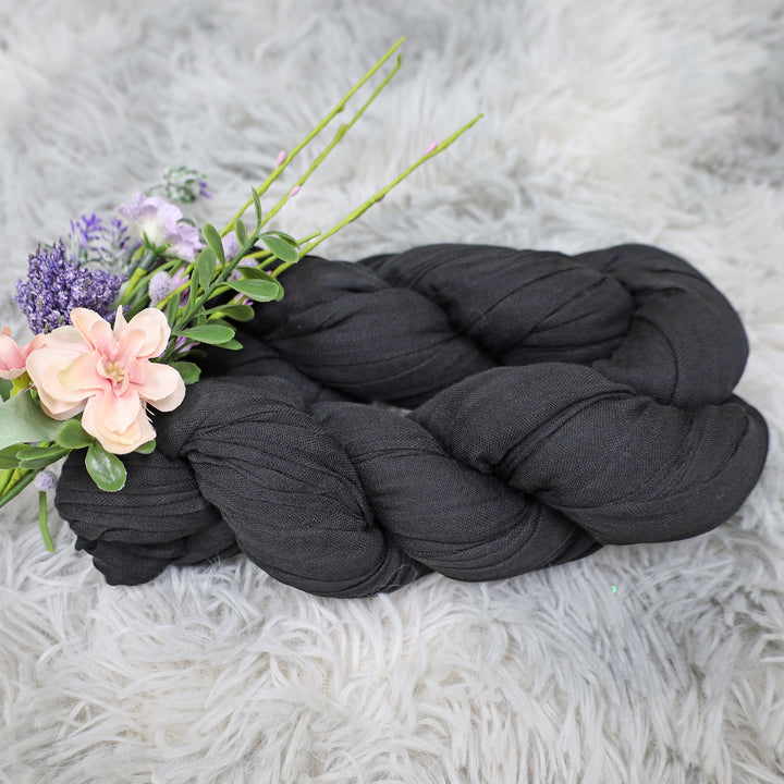 20 ft x 38" Premium Gauze Cheesecloth Wedding Arch Ceiling Drapery - Black (1pc)