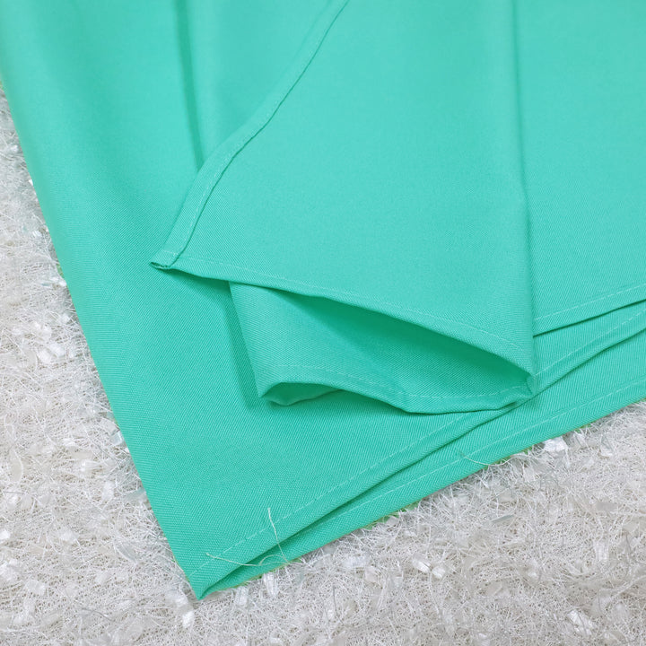 54"x54" Seamless Square Premium Polyester (220 GSM) Table Overlay Toppers - Tiff Blue/Aqua Blue (1pc)