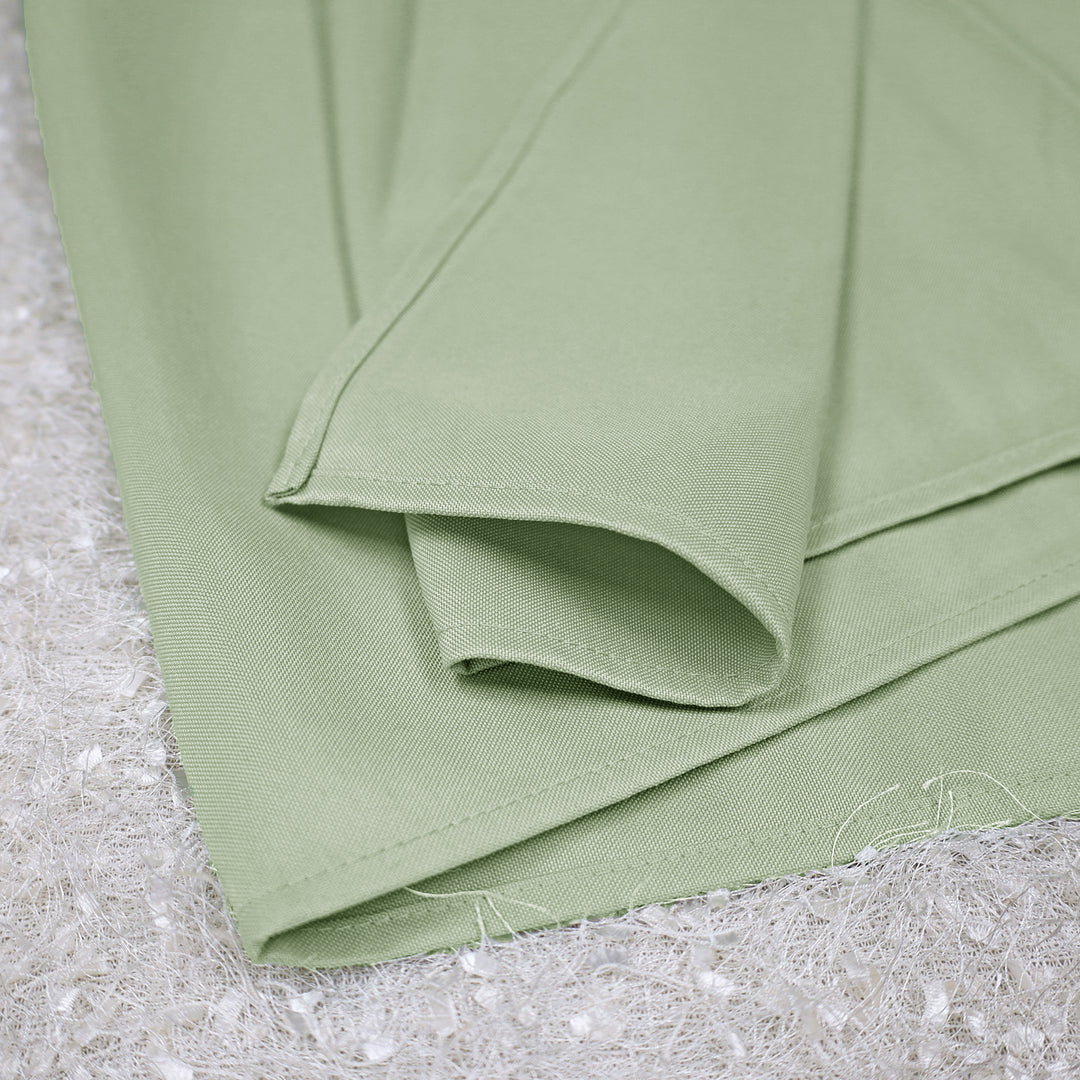 72"x72" Seamless Square Premium Polyester (240 GSM) Table Overlay Topper - Sage Green (1pc)
