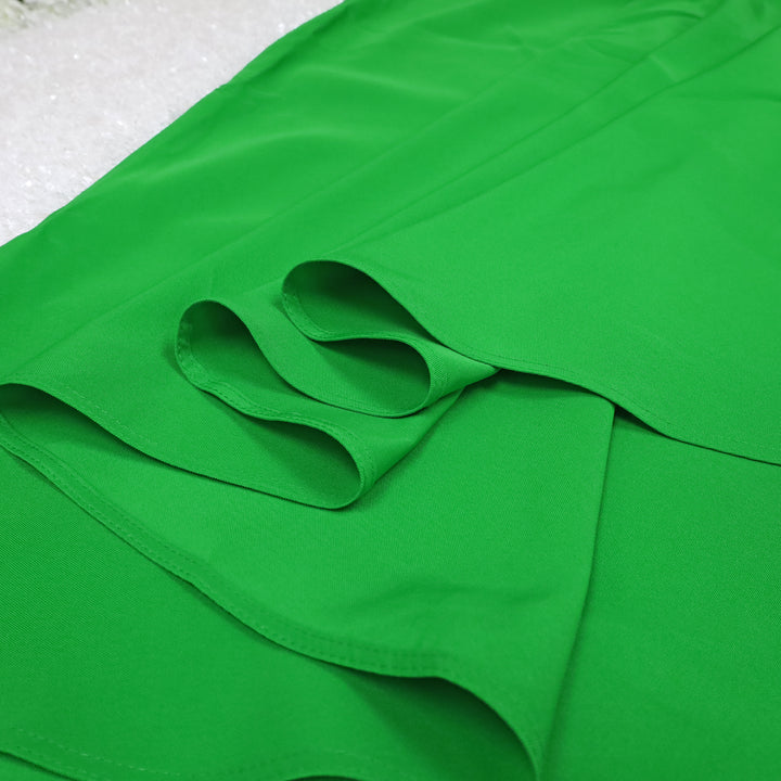 Nappes rondes en polyester très résistantes de 90 po - Vert émeraude (1 pièce)