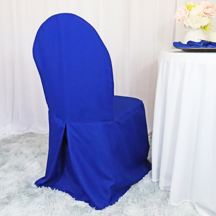 Premium Polyester (240 GSM) Banquet Chair Cover - Royal Blue (1pc)