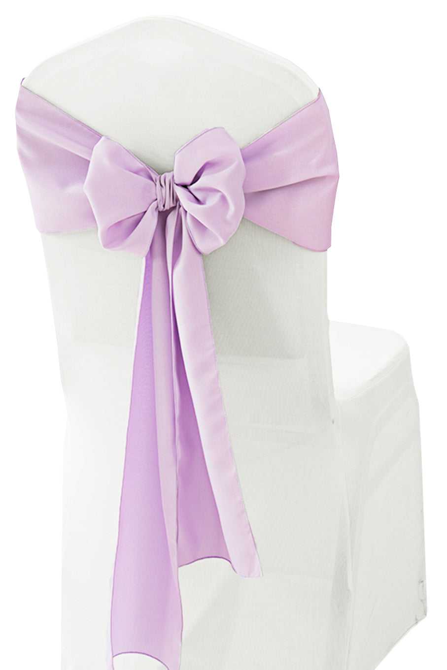 Sample 8"x108" Polyester (220 GSM) Chair Sashes - Lavender (1pc)