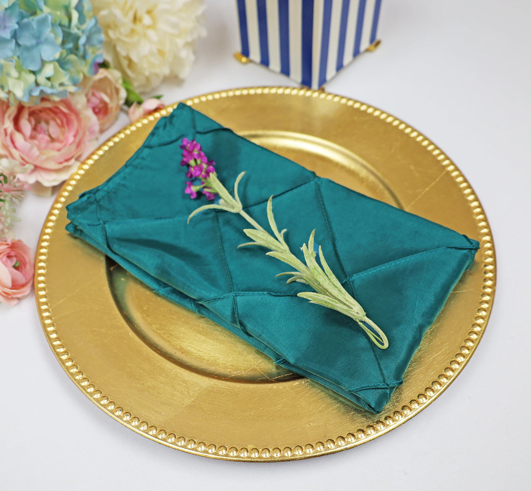 Sample 20"x20" Pintuck Taffeta Napkins - Oasis (1pc)