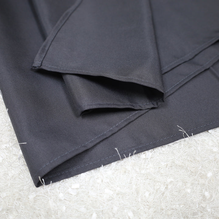 Nappes rectangulaires en polyester 72"x120" - Étain/Anthracite (1pc)