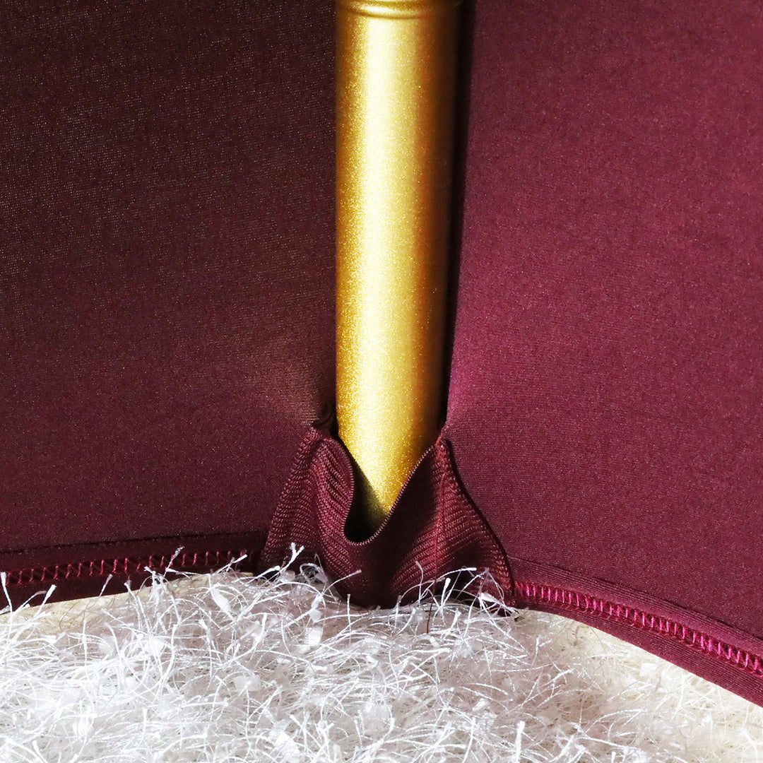 Premium Spandex (220 GSM) Banquet Chair Cover - Burgundy (1pc)