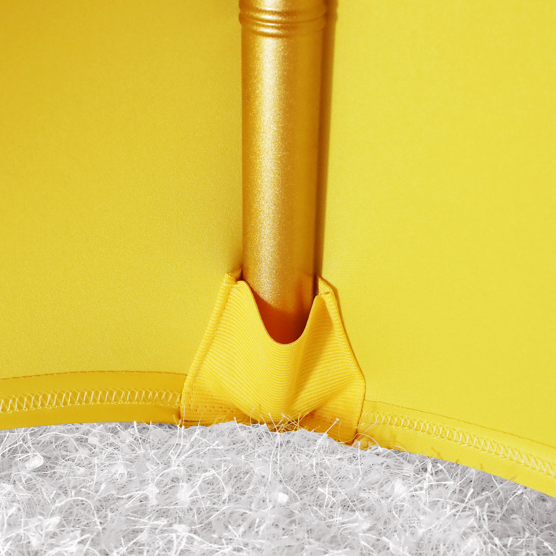 Housse de chaise de banquet en élasthanne - Jaune canari (1pc)