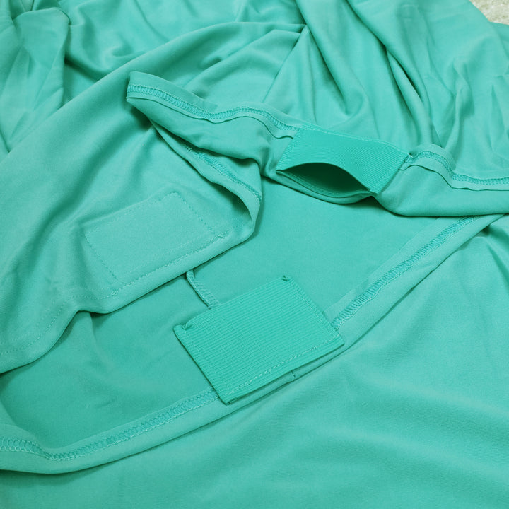 Housse de chaise pliante en élasthanne - Bleu Tiff/Bleu Aqua (1pc)