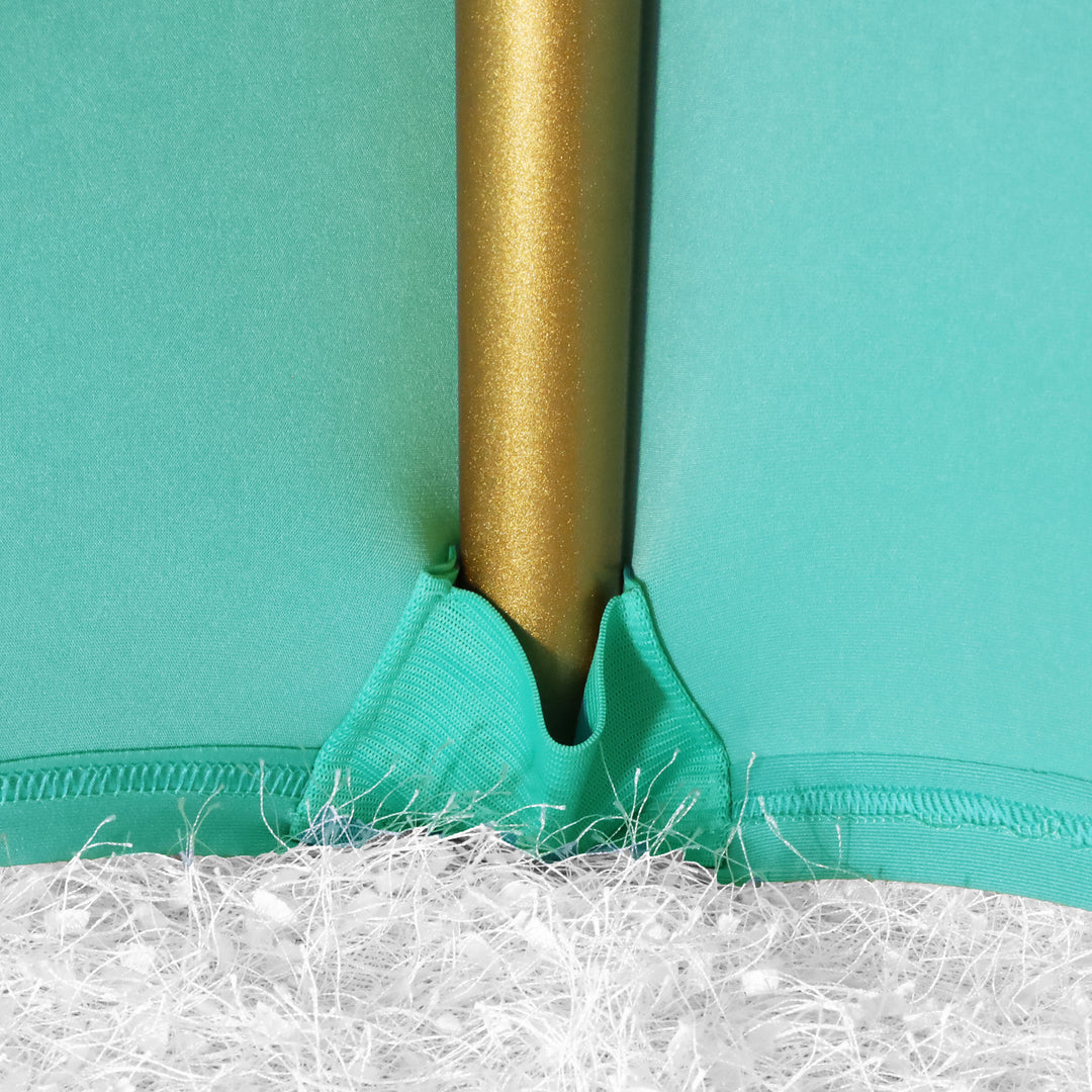 Housse de chaise pliante en élasthanne - Bleu Tiff/Bleu Aqua (1pc)