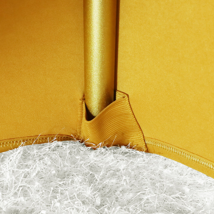 Premium Spandex (220 GSM) Banquet Chair Cover - Gold (1pc)