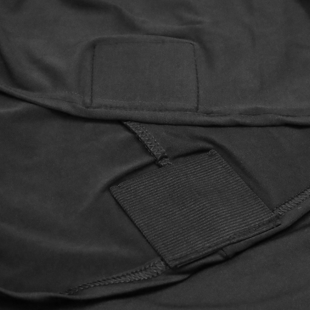 Premium Spandex (220 GSM) Folding Chair Cover - Black (1pc)