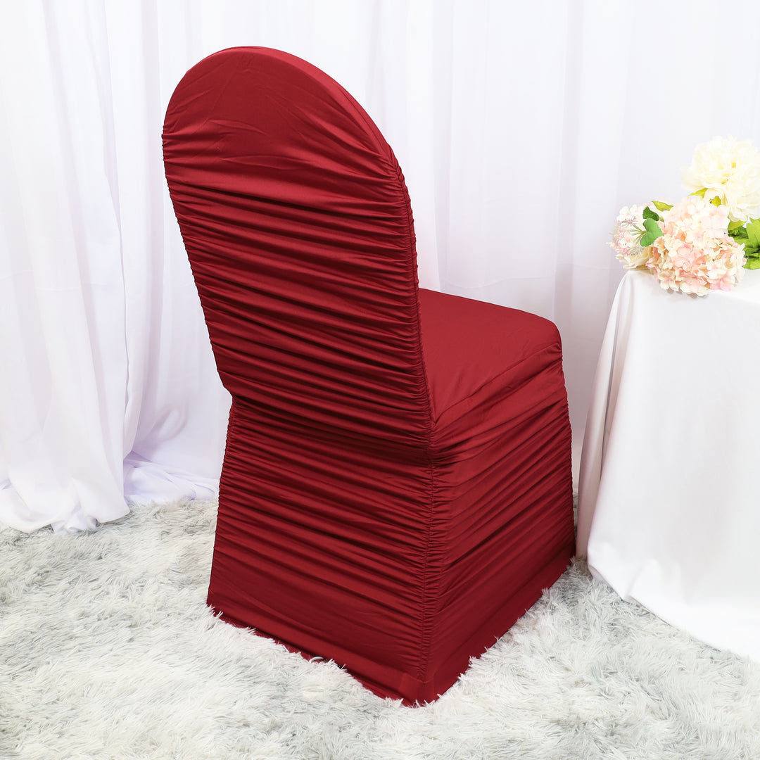 Rouge Spandex (220 GSM) Banquet Chair Cover - Apple Red (1pc)