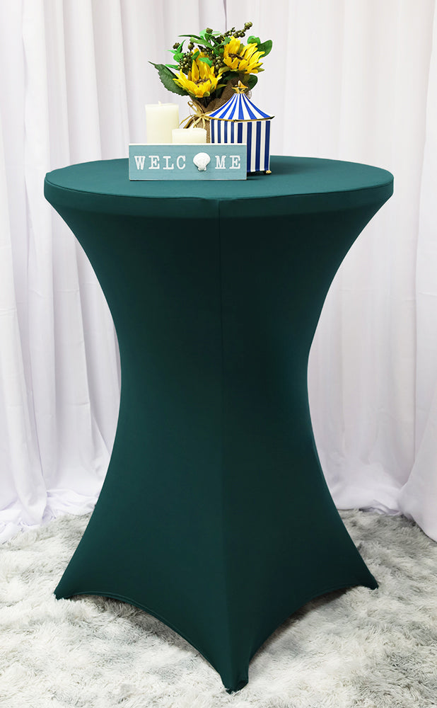 Mantel para mesa de cóctel de spandex (220 g/m²) de 30 x 42 pulgadas - Oasis (1 pieza)