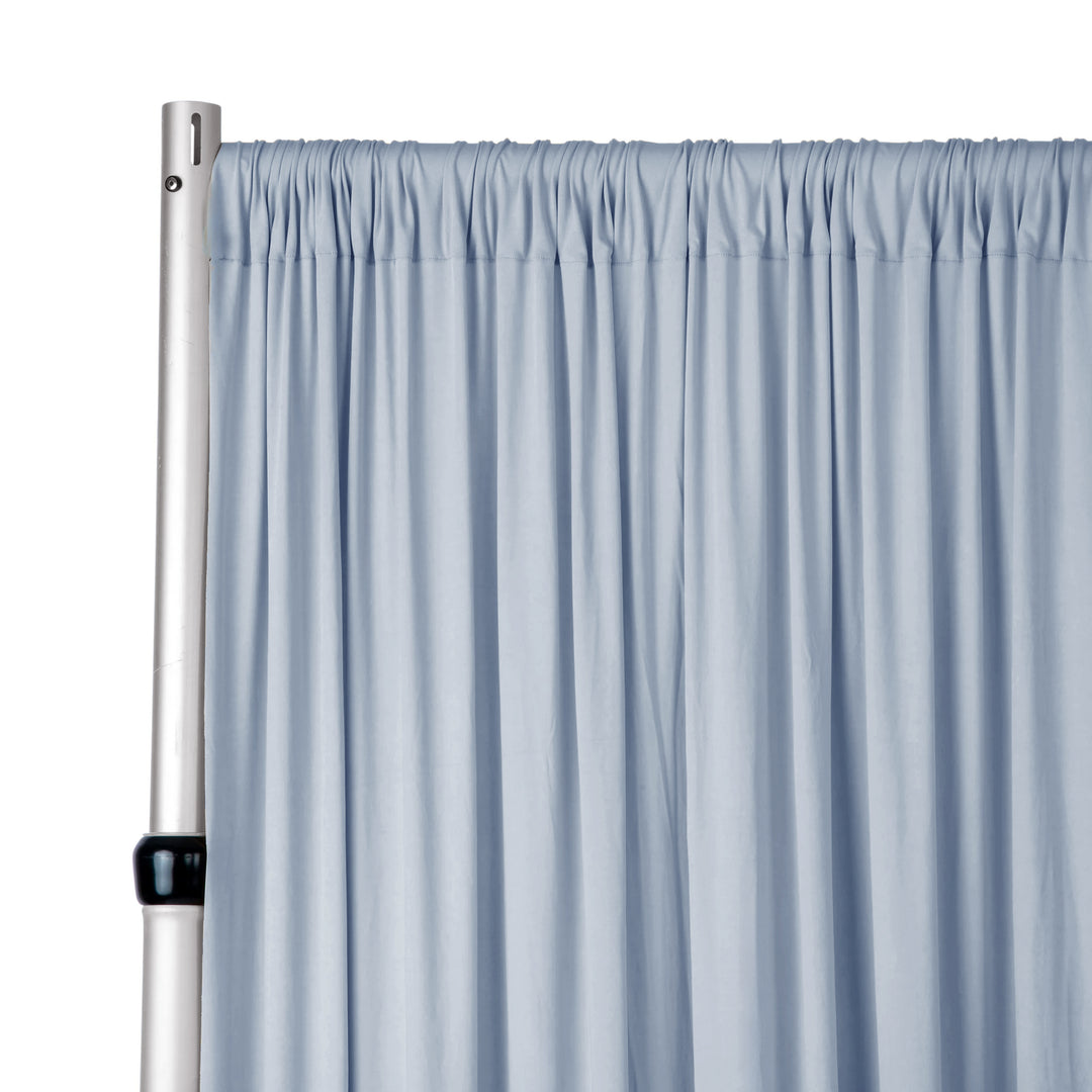 Panel de cortina de telón de fondo para eventos de buceo (sin arrugas) de 12 pies x 10 pies - Blanco (1 unidad)