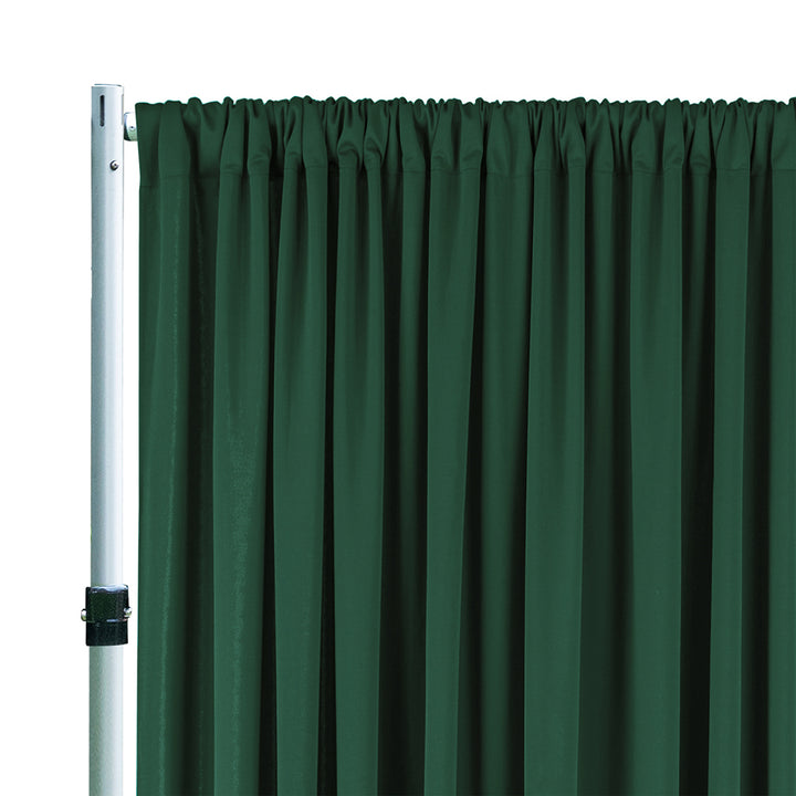 Drapé de fond d'événement sous-marine (sans plis), 12 pieds x 10 pieds (H x L), panneau de rideau de toile de fond - blanc (1 pièce)