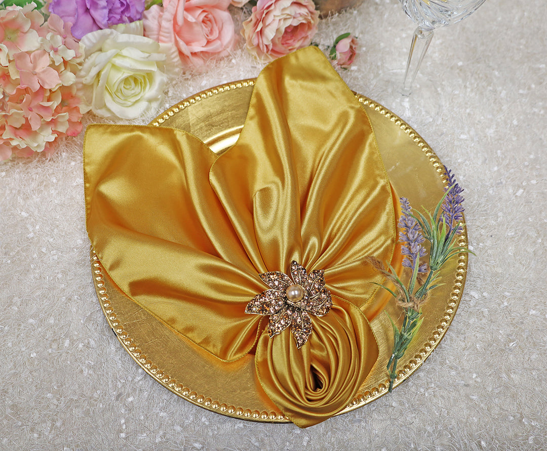 Sample 20"x20" Satin Napkins - Gold (1pc)