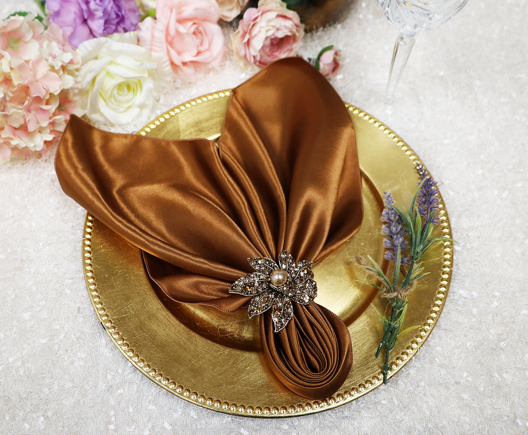 Sample 20"x20" Satin Napkins - Copper (1pc)