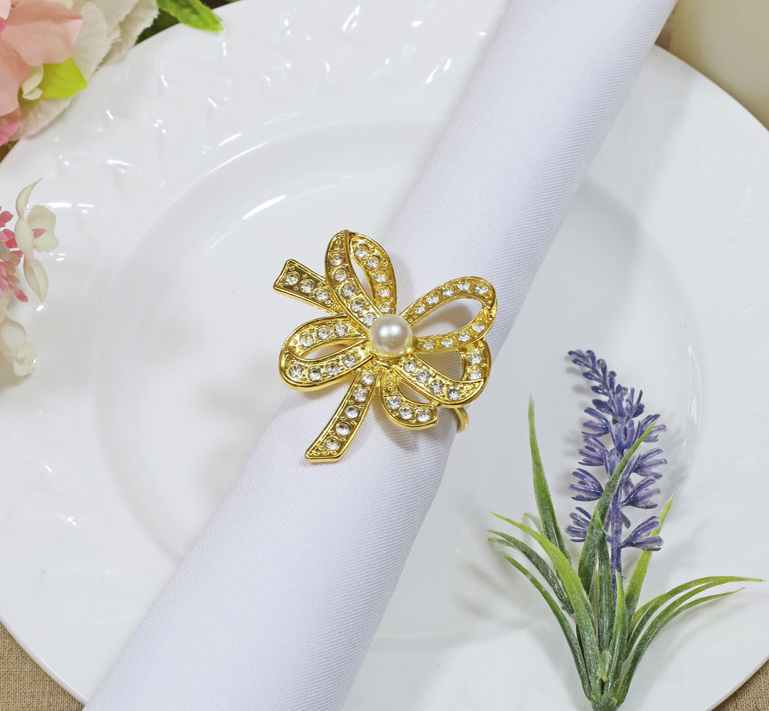 Colapsable Band Rings Wedding napkin rings rhinestone | Honestweddingadvice.com