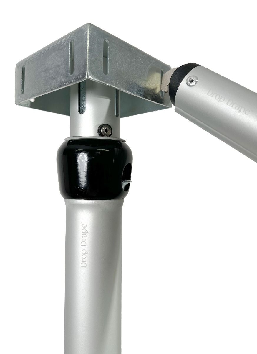 Colgador de cenefa con barra transversal doble de 3" - (1 pieza)