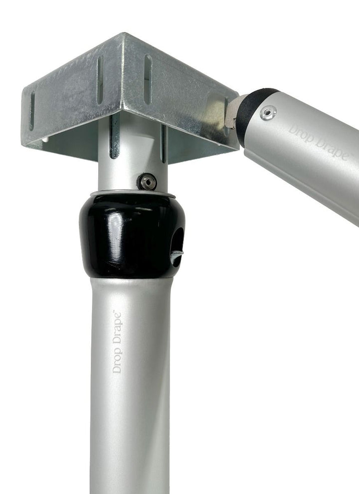 Colgador de cenefa con barra transversal doble de 3" - (1 pieza)