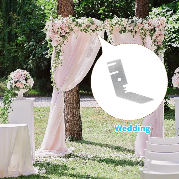 3" Double Crossbar Valance Hanger - (2pcs)