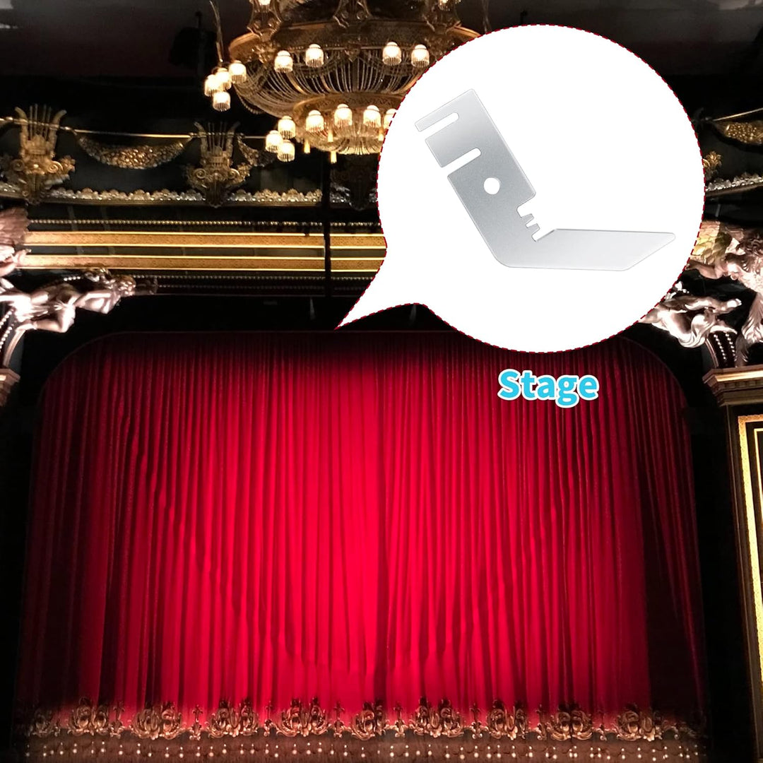 3" Double Crossbar Valance Hanger - (2pcs)