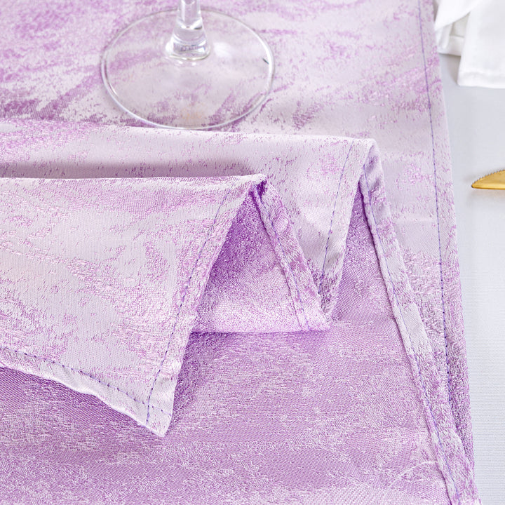 13"x108" Mirage Jacquard Polyester Table Runner - Lavender (1pc)