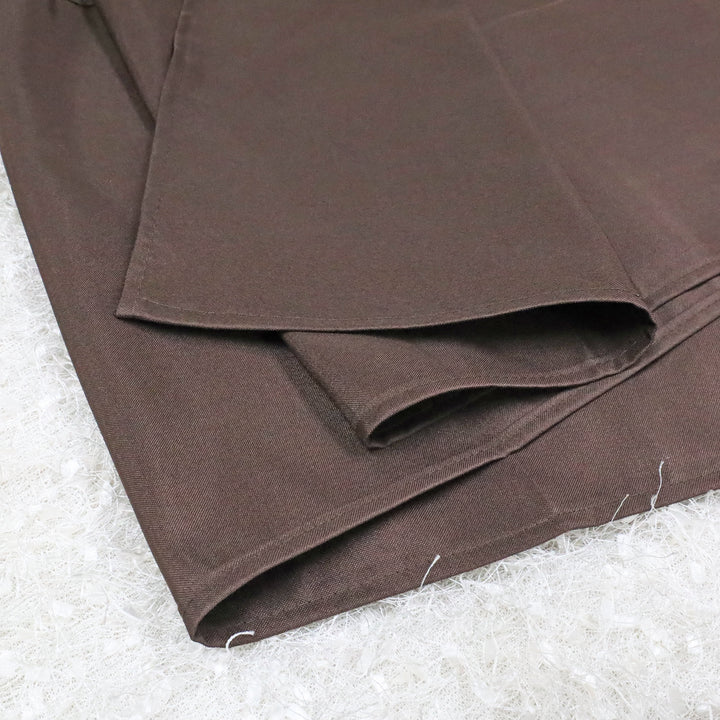 Nappes rectangulaires en polyester 72"x120" - Chocolat (1pc)